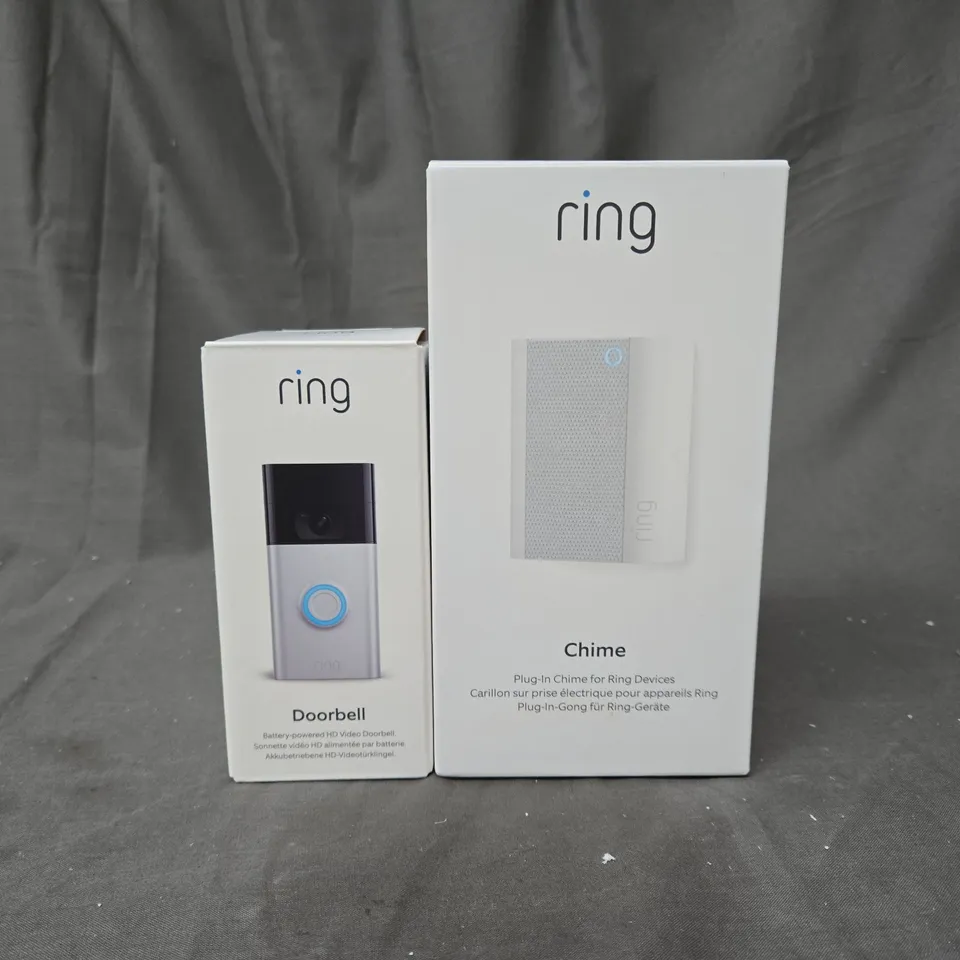 RING VIDEO DOORBELL WITH CHIME (2ND GEN)