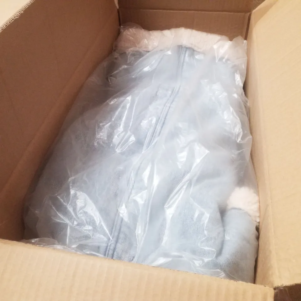 BOX CONTAINING APPROXIMATELY 4 BRAND NEW SIMPLY BE BLUE REGULAR SLEEVELESS DENIM GILETS - SIZE 24