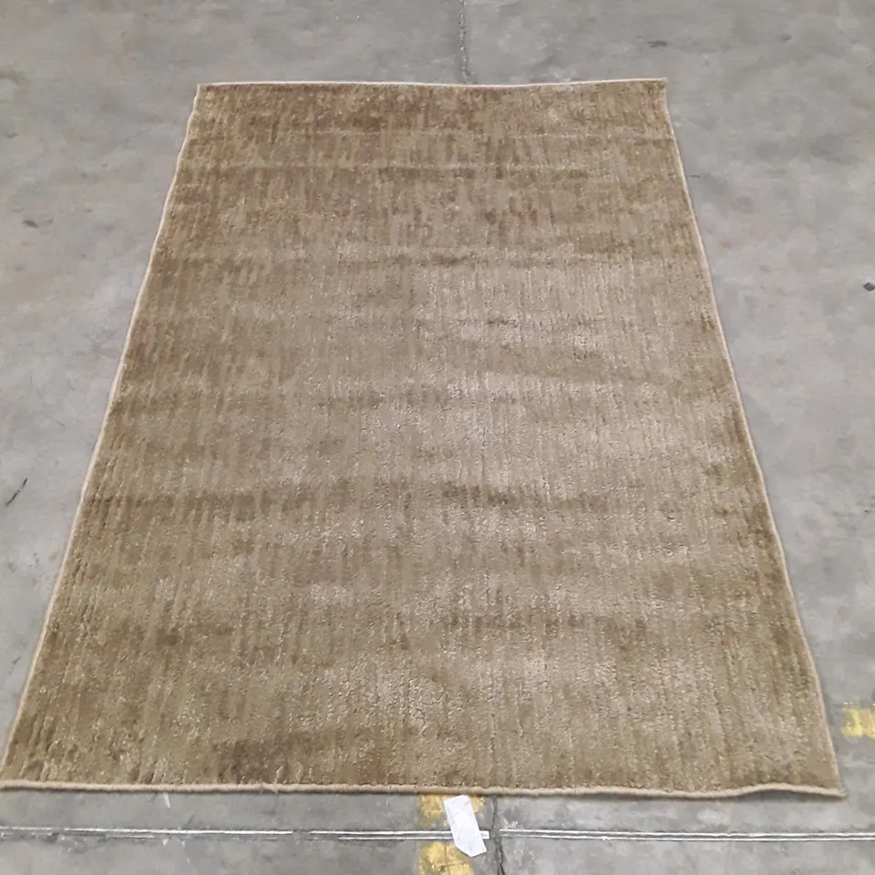 DARK BEIGE AREA RUG – RECTANGULAR 178X120CM APPROXIMATELY