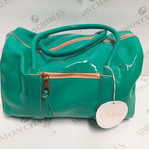 CHLOE MADELINE EMERALD GREEN BOWLING BAG