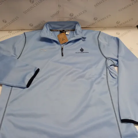 LIMITLESS CLAYESMORE BLUE 1/4 ZIP TOP - 42/44"