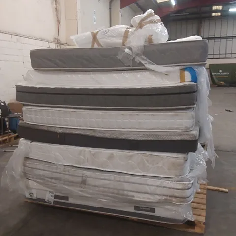 APPROX 8 X ASSORTED MATTRESSES. BRANDS, SIZES AND CONDITIONS VARY