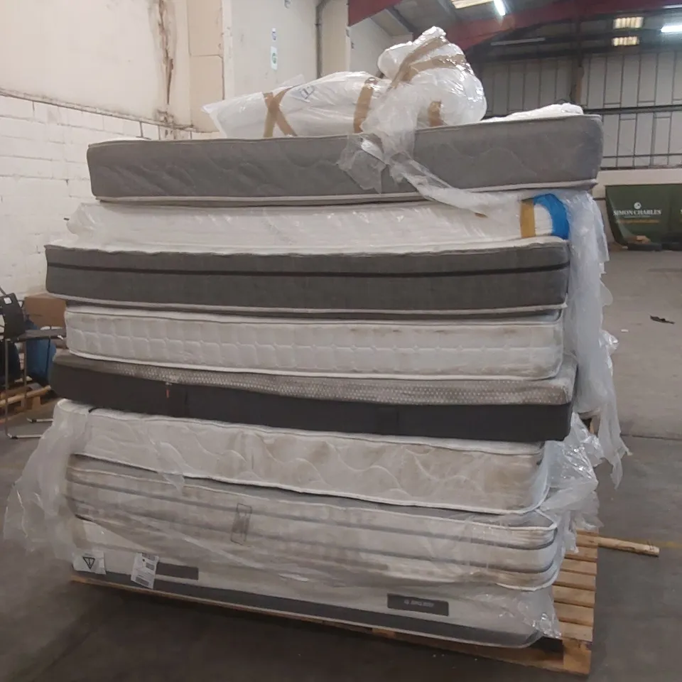 APPROX 8 X ASSORTED MATTRESSES. BRANDS, SIZES AND CONDITIONS VARY