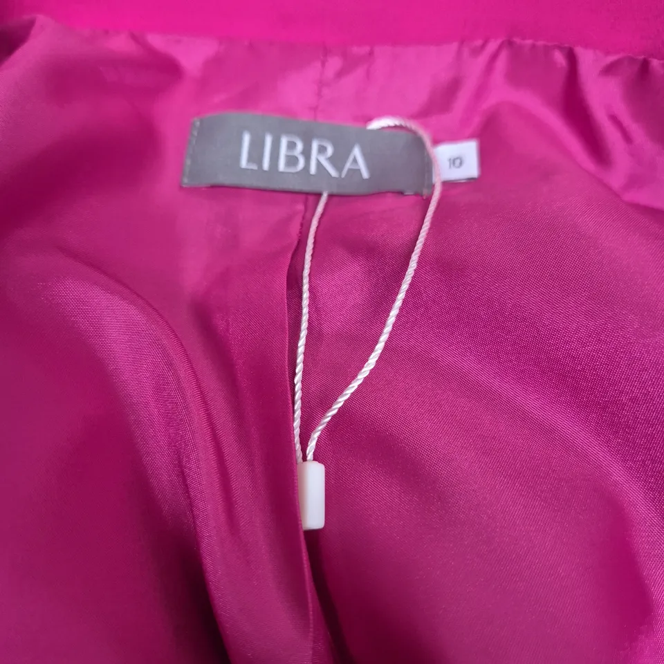 LIBRA WOMEN'S BLAZER – MAGENTA PINK, SIZE 10