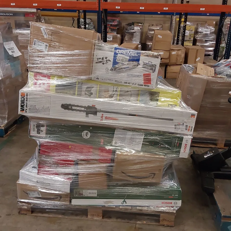 PALLET OF APPROXIMATELY 34 UNPROCESSED RAW RETURN HOUSEHOLD AND ELECTRICAL GOODS TO INCLUDE;