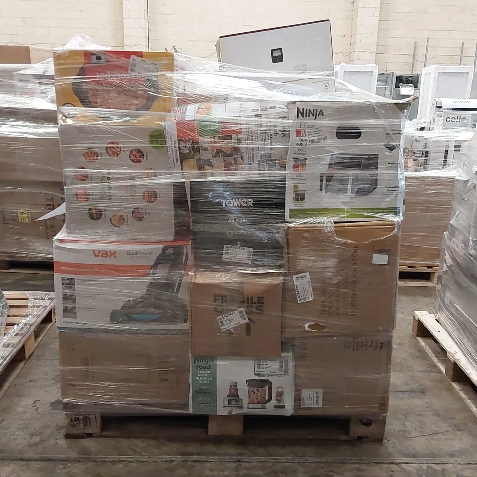 PALLET OF APPROXIMATELY 18 UNPROCESSED RAW RETURN HOUSEHOLD AND ELECTRICAL GOODS TO INCLUDE;
