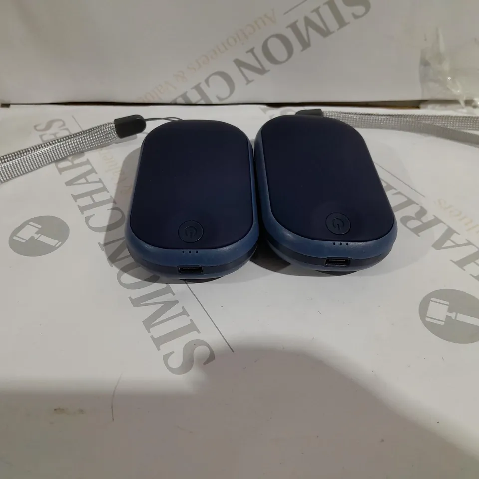 HALO SET OF 2 5,200MAH HAND WARMERS & USB POWER BANKS