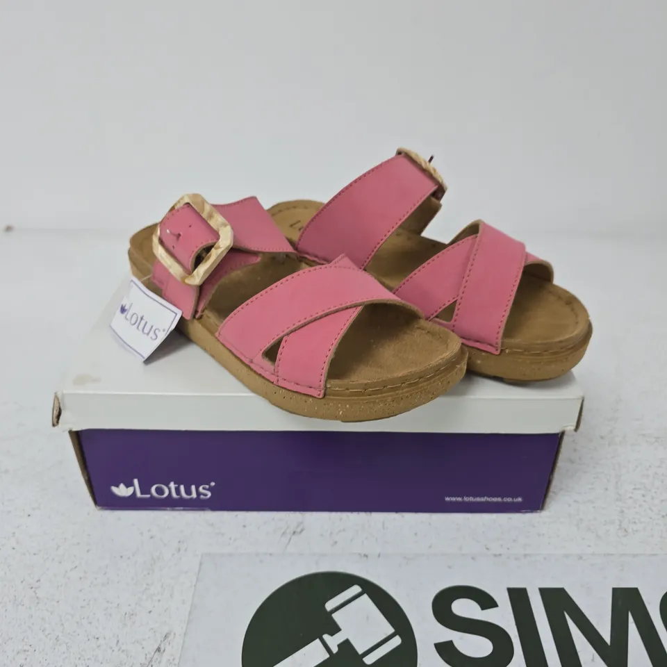 LOTUS ASSENZA ULP294 PINK SANDALS – UK 6