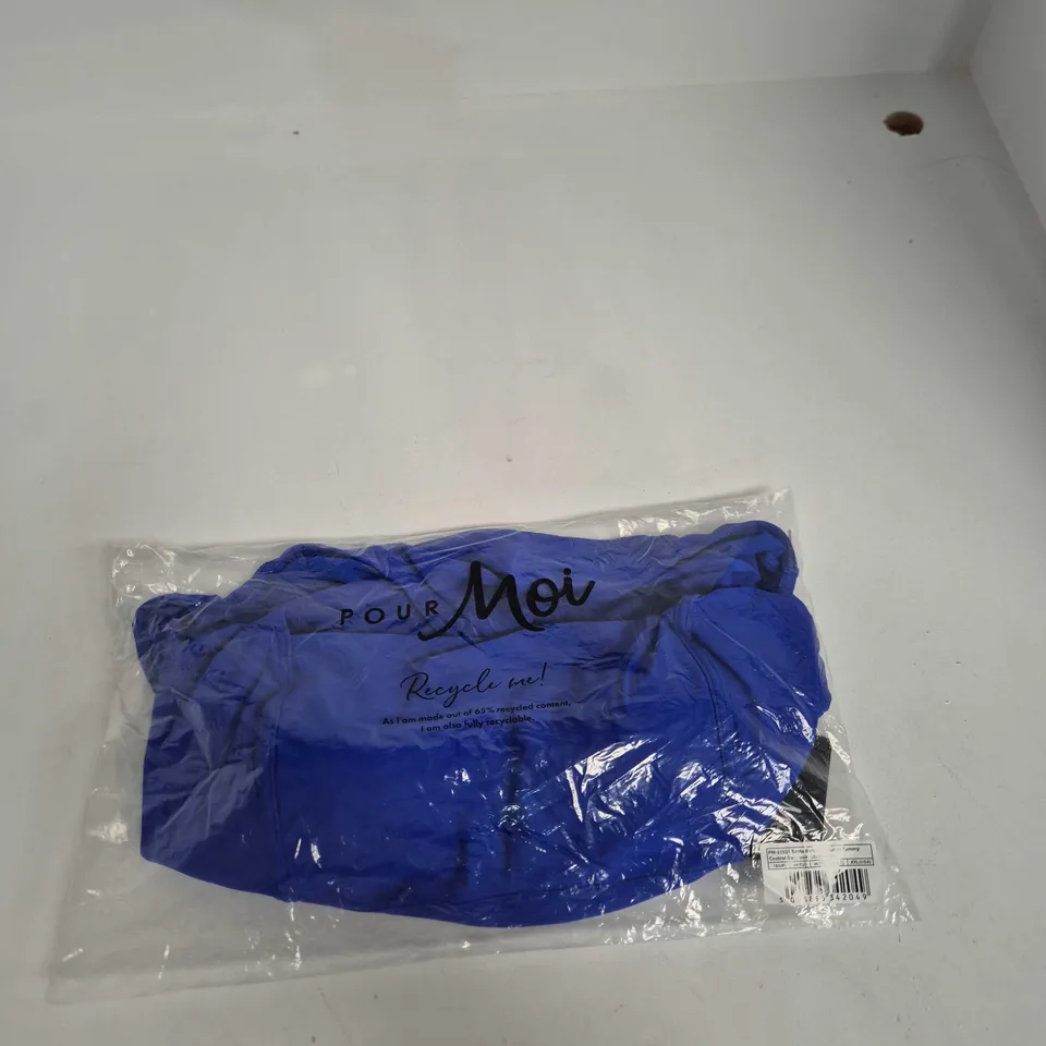 POUR MOI SANTA BARBARA RUCHED TUMMY CONTROL SWIMSUIT - ULTRAMARINE, UK 18