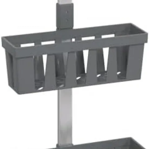 BOXED VIDAXL MODERN ALUMINIUM SHOWER HANGER SHELF WITH ADJUSTABLE HEIGHT