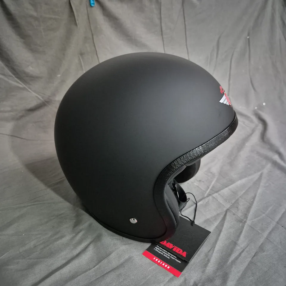 DAVIDA SPEEDSTER V4 MOTORCYCLE HELMET - SIZE XL - MATT BLACK