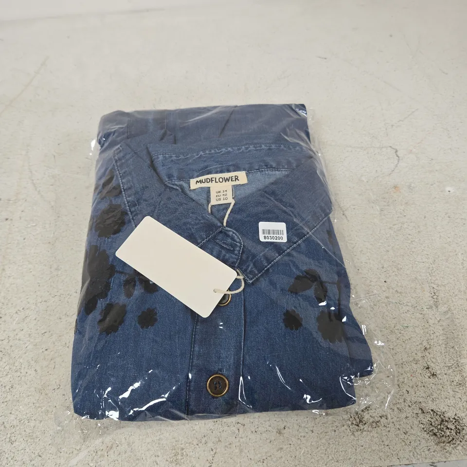 MUDFLOWER DENIM SHIRT – WOMEN'S UK 14 (EU 42, US 10)