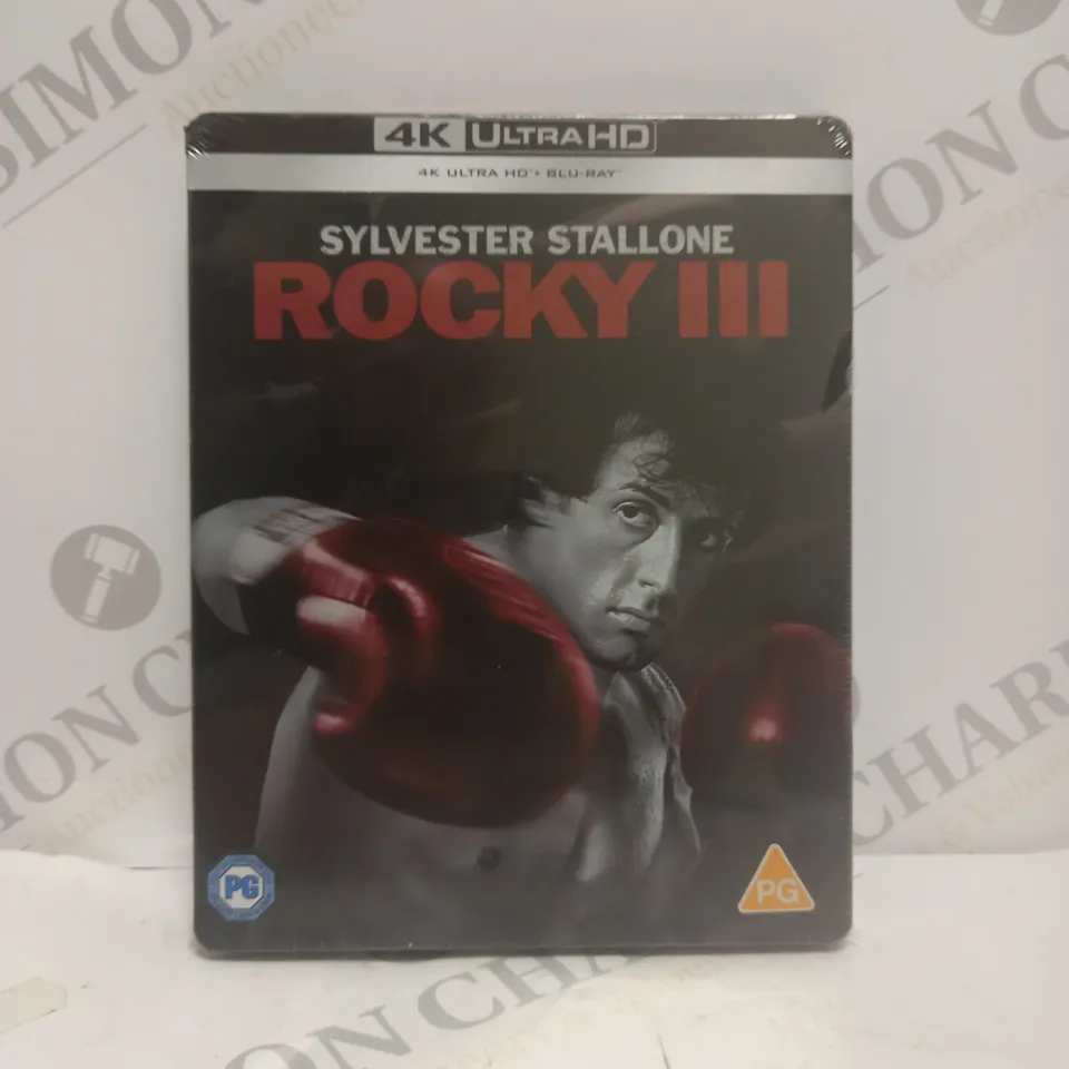 SEALED ROCKY III 4K BLU RAY