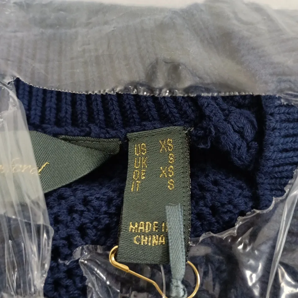 RUTH LANGFORD FASHION NAVY KNITWEAR – WOMEN UK S (US XS)
