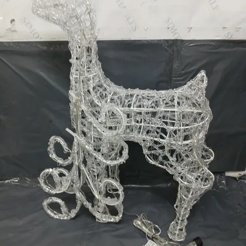 OUTDOOR SPUN ACRYLIC STANDING REINDEER
