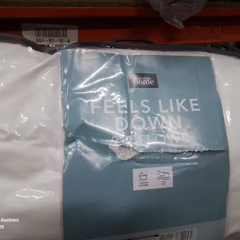 BAGGED SET OF FEELS LIKE DOWN PILLOWS