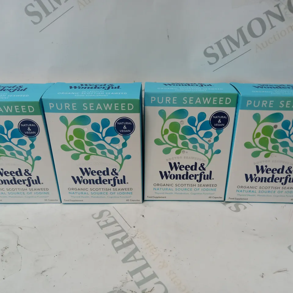 BOX OF APPROXIMATELY 4 X 60 CAPSULES OF DOCTOR SEAWEED WEED & WONDERFUL FOOD SUPPLEMENTS