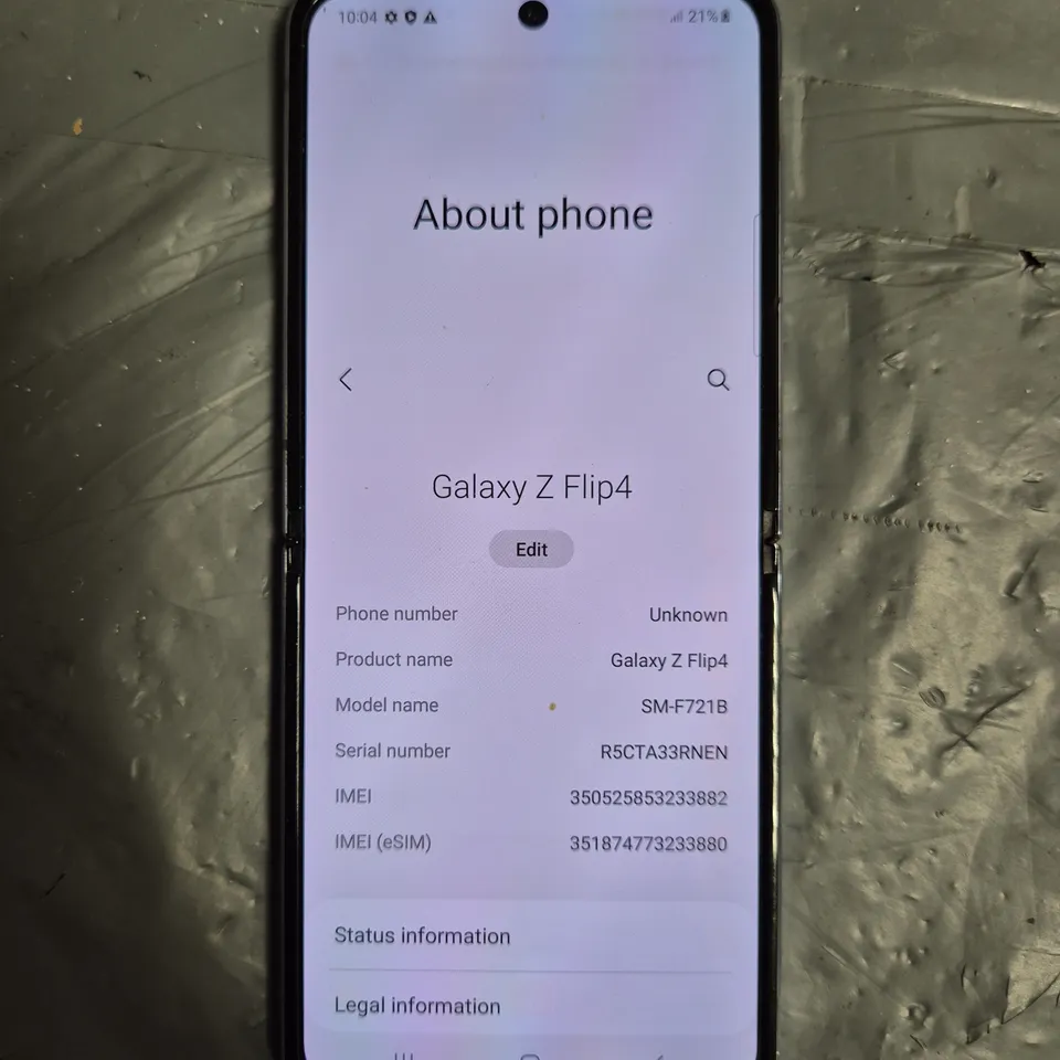 SAMSUNG GALAXY Z FLIP 4 SMARTPHONE