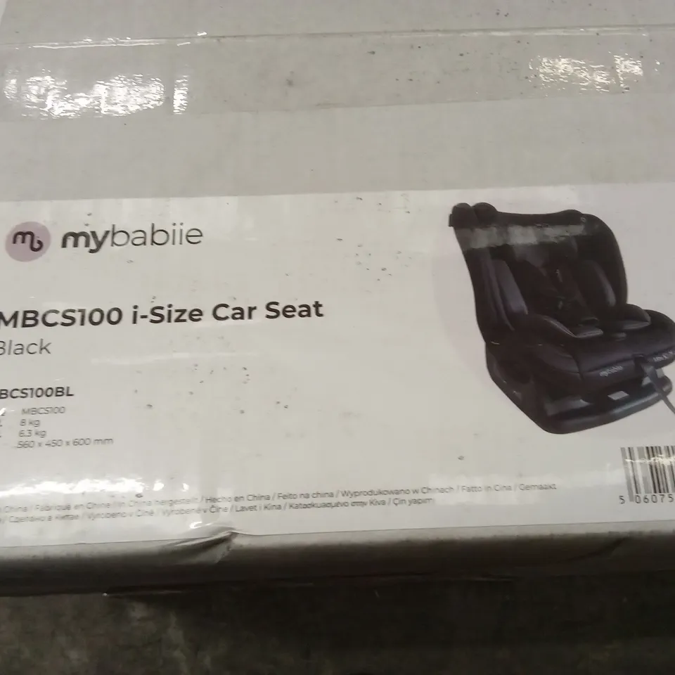 BOXED MYBABIIE MBCS100 I-SIZE CAR SEAT