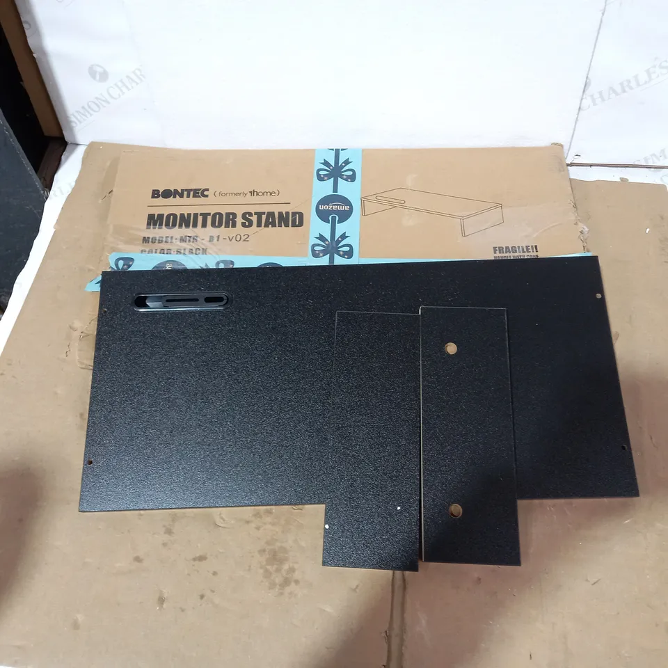 BONTEC BLACK MONITOR STAND