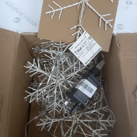 BOXED HOME REFLECTIONS CASCADING TREE LIGHTS - SNOWFLAKE