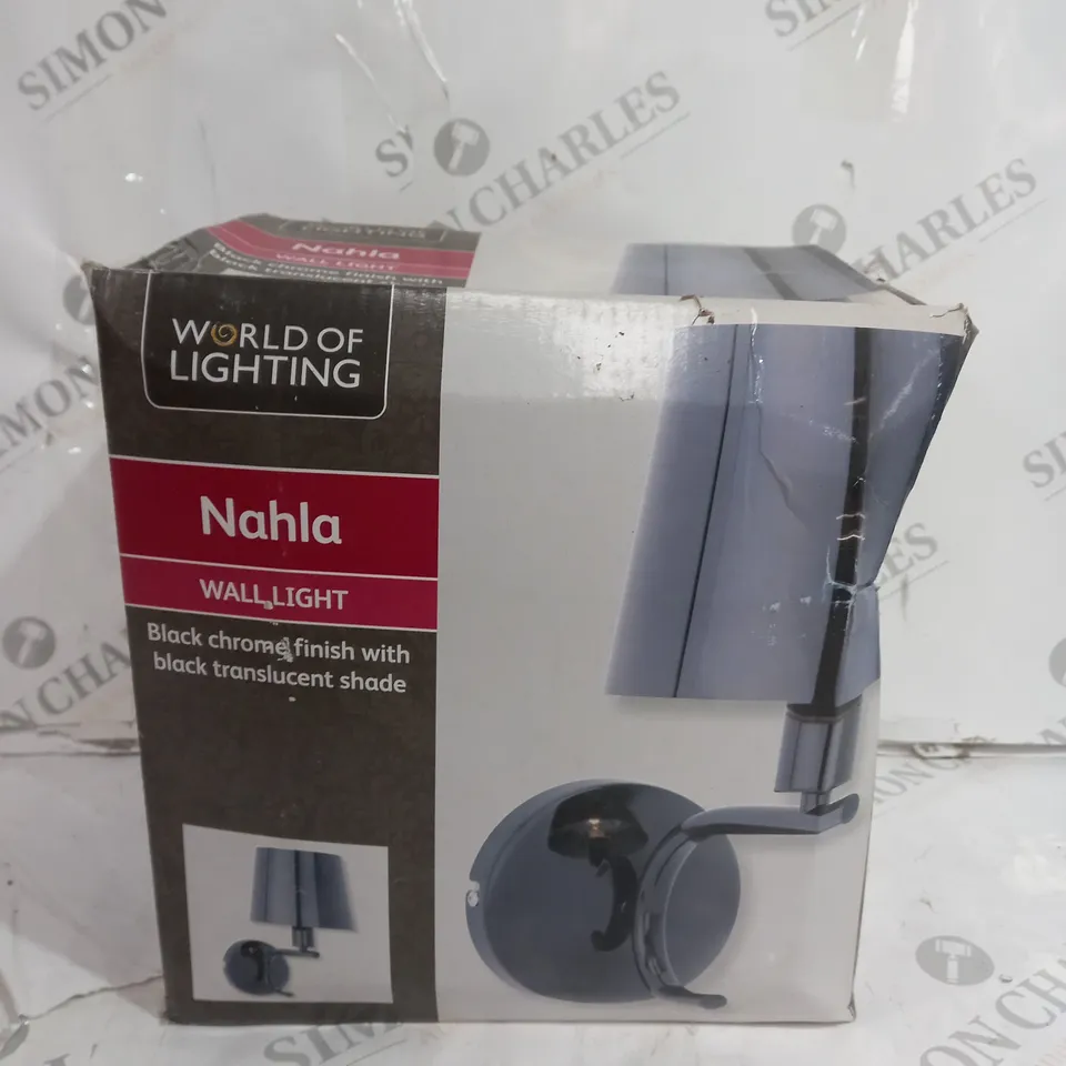 WORLD OF LIGHTING NAHLA WALL LIGHT