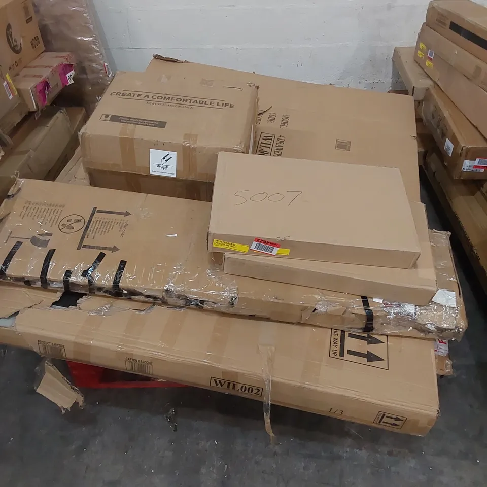 PALLET TO CONTAIN ASSORTED BOXED FURNITURE AND FURNITURE PARTS