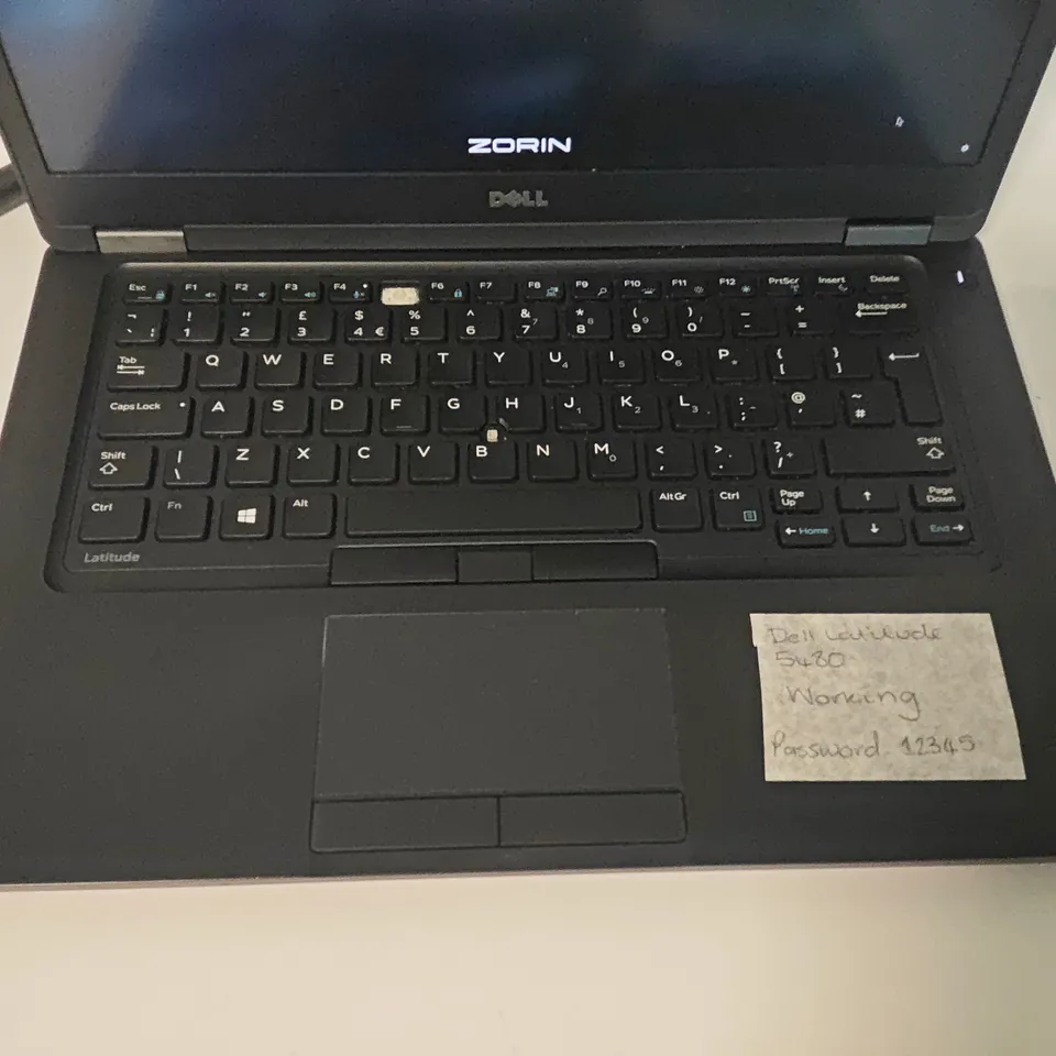UNBOXED DELL LATITUDE 5480 LAPTOP IN BLACK - P72G001