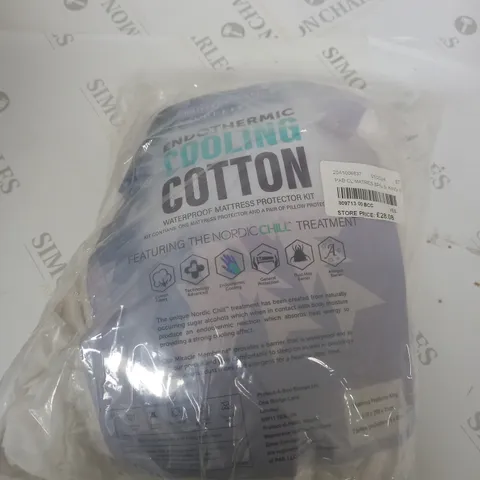 PROTECT-A-BED COOLING MATTRESS AND PILLOW PROTECTOR KING SET - KING  SIZE