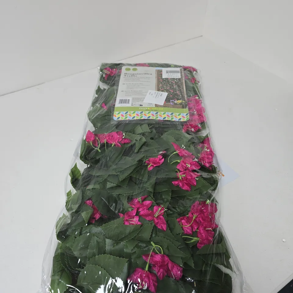 BOUGAINVILLEA TRELLIS – FAUX DÉCOR GARDEN STRUCTURE, 180 X 60 CM
