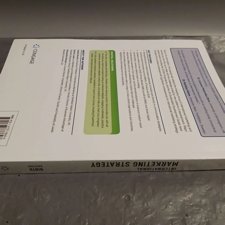 INTERNATIONAL MARKETING STRATEGY NINTH EDITION