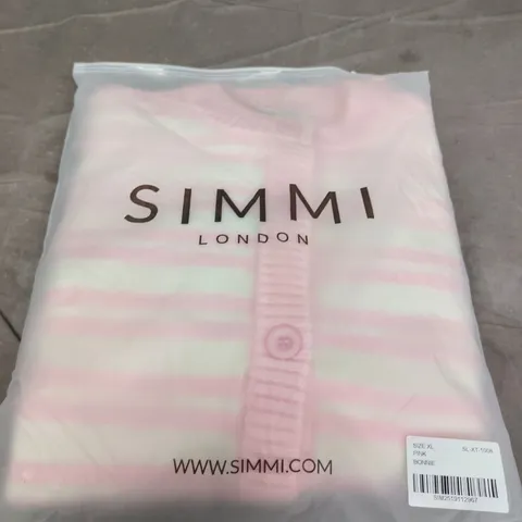 SIMMI LONDON WOMEN'S KNIT CARDIGAN – PINK, SIZE XL