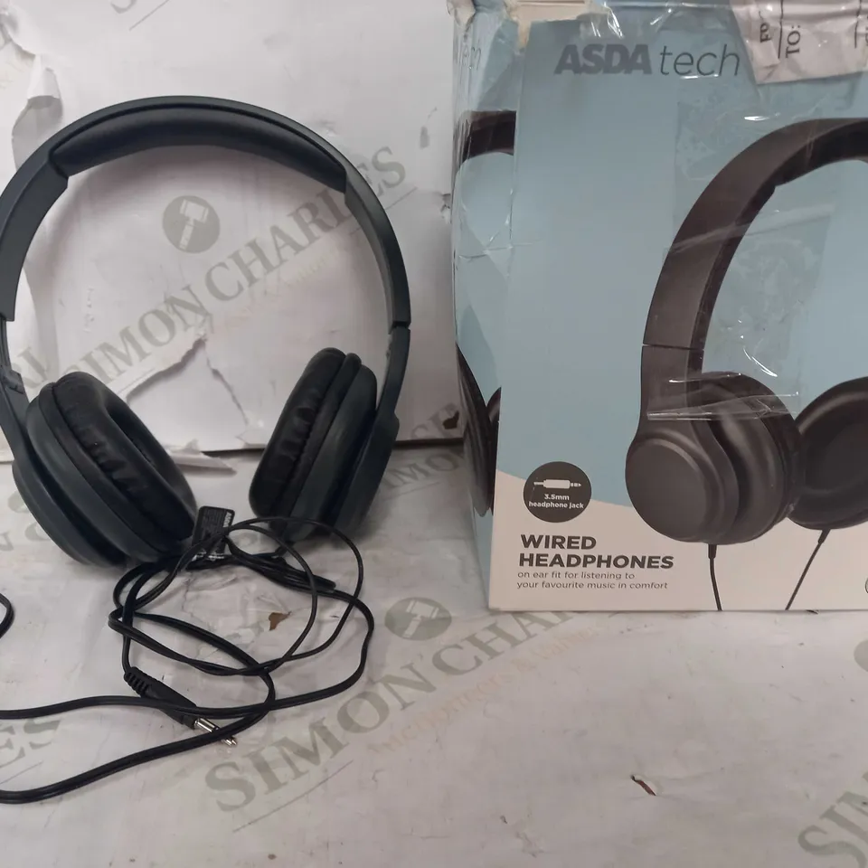 ASDA TECH WIRED HEADPHONES