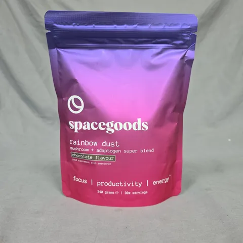 SPACEGOODS RAINBOW DUST MUSHROOM + ADAPTAGEN SUPER BLEND - CHOCOLATE 240G
