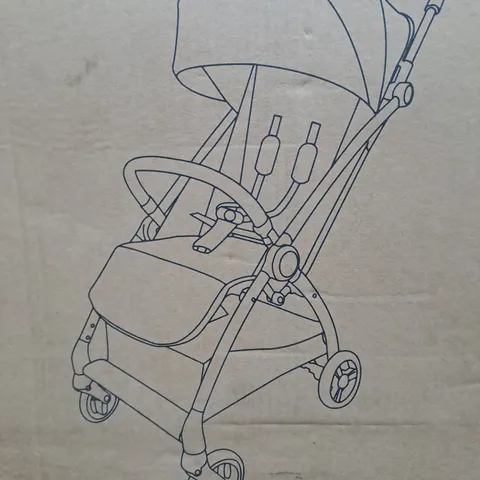 BOXED ICKLE BUBBA ARIES MAX AUTOFOLD STROLLER - BLACK