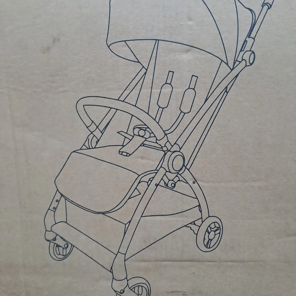BOXED ICKLE BUBBA ARIES MAX AUTOFOLD STROLLER - BLACK