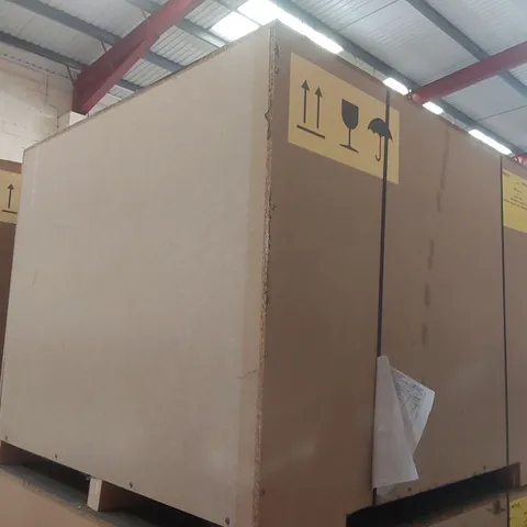 PALLET CONTAINING COMMERCIAL DISPLAY UNIT PARTS