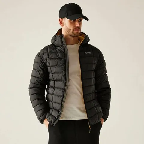 BRAND NEW REGATTA MEN'S ASPER PADDED JACKET | BLACK MEDIUM