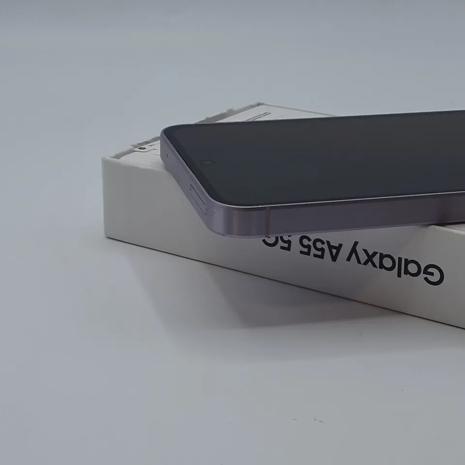 BOXED SAMSUNG GALAXY A55 5G 8/256GB IN AWESOME LILAC - SM-A556E