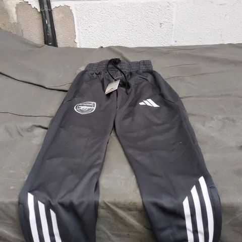 ARSENAL ADIDAS GREY YOUTH JOGGERS WITH TAGS