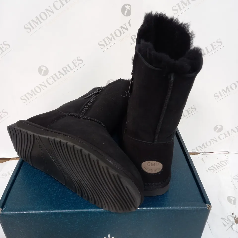 EMU ANKAA WATER RESISTANT BOOT - BLACK - UK 6