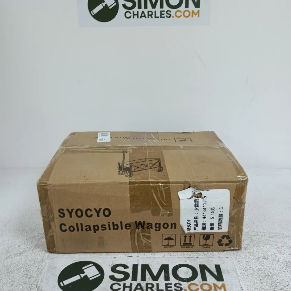 SYOCYO COLLAPSIBLE WAGON – FOLDING OUTDOOR CART (BOXED)