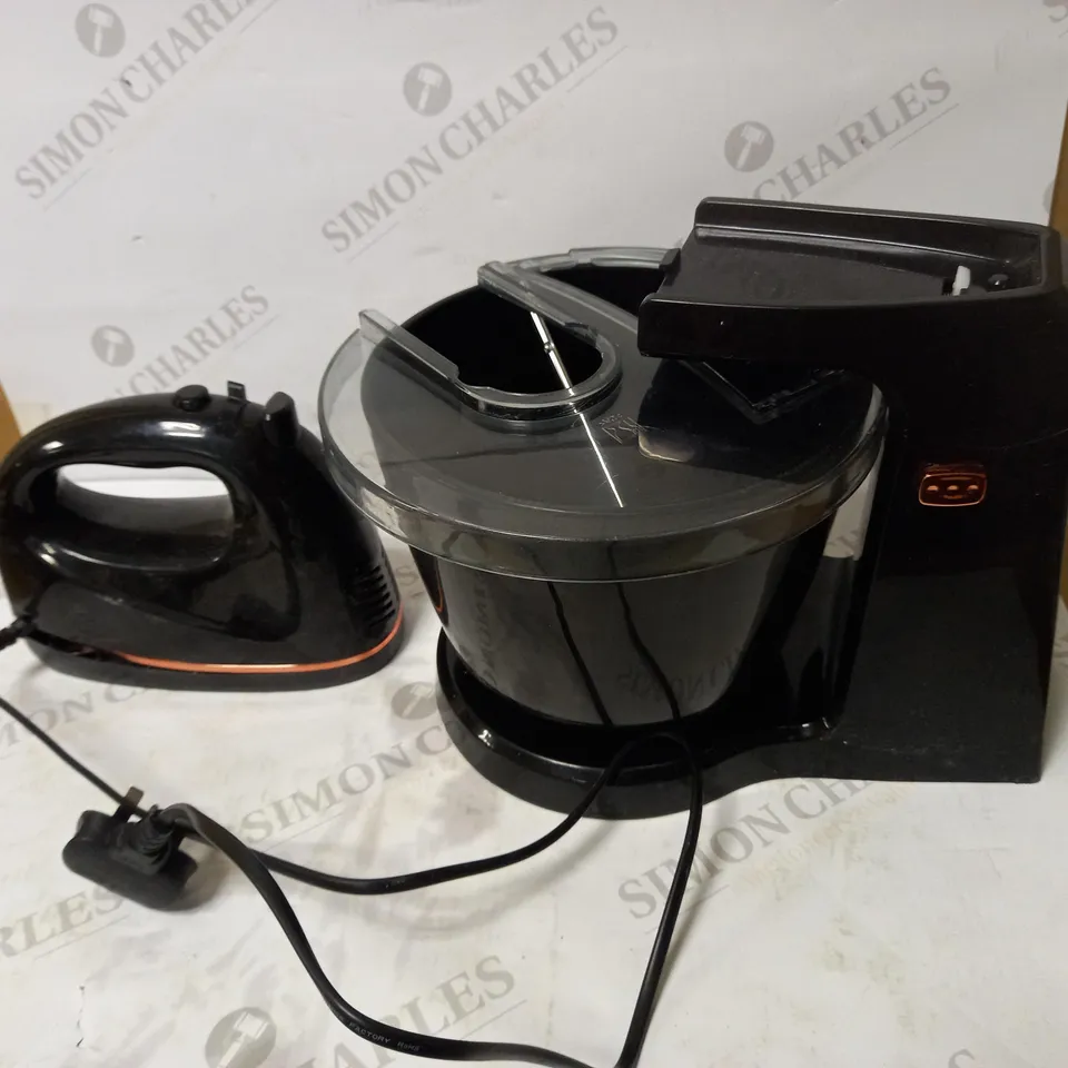 TOWER T12039 ROSE GOLD 2-IN-1 HAND & STAND MIXER, 2.5L, 300W, BLACK