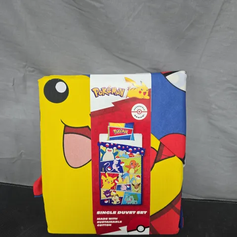 POKÉMON SINGLE DUVET SET – COTTON BEDDING