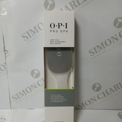 OPI PRO SPA FOOT FILE WITH DISPOSABLE GRIT STRIPS - FOOT FILE