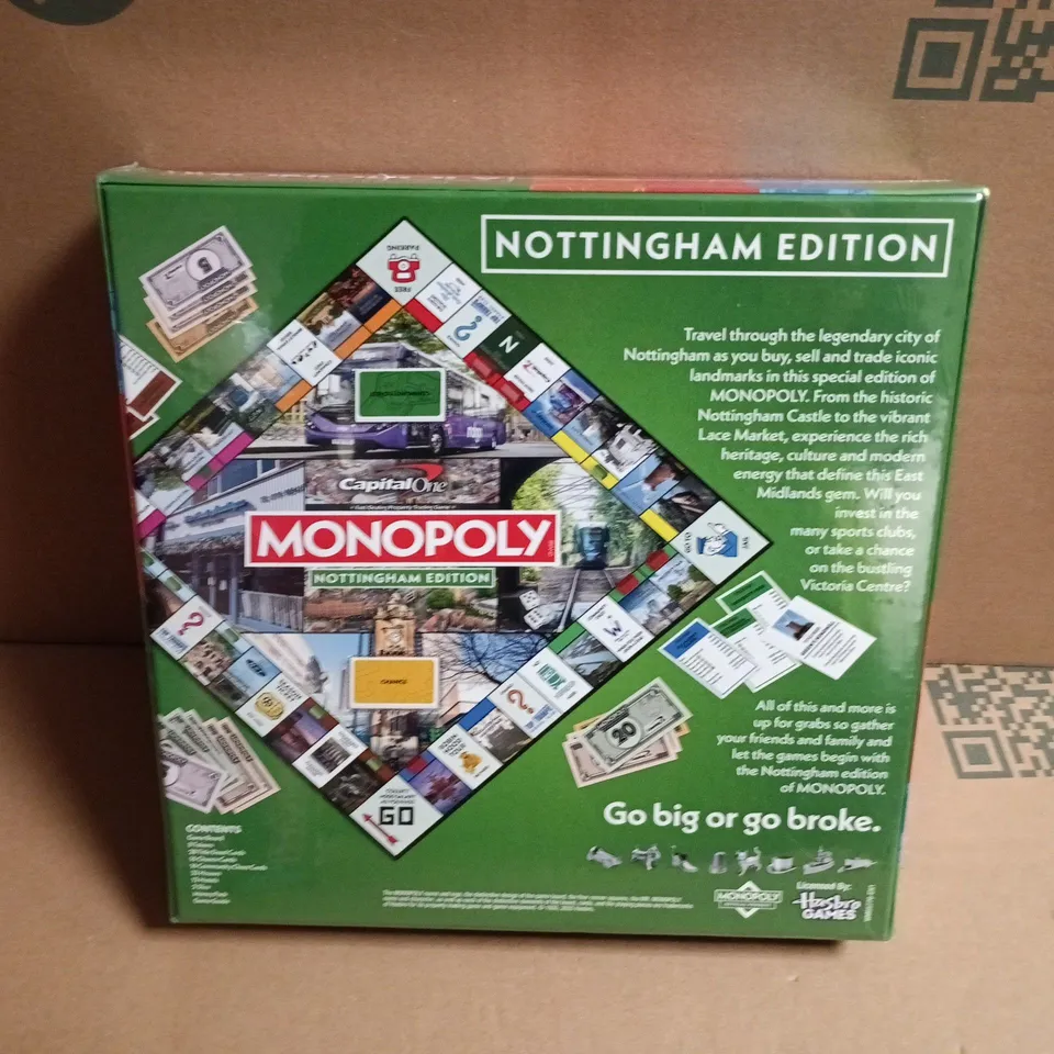 sealed Monopoly Nottingham Edition – Board Game