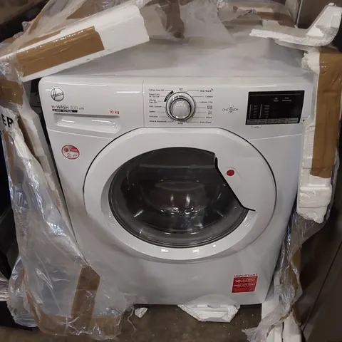 HOOVER H-WASH 300 H3W 4102DAE/1-80 10KG LOAD, 1400 SPIN FREESTANDING WASHING MACHINE - WHITE