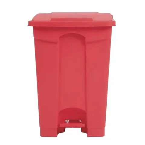 BOXED JANTEX PEDAL BIN RED 45LTR