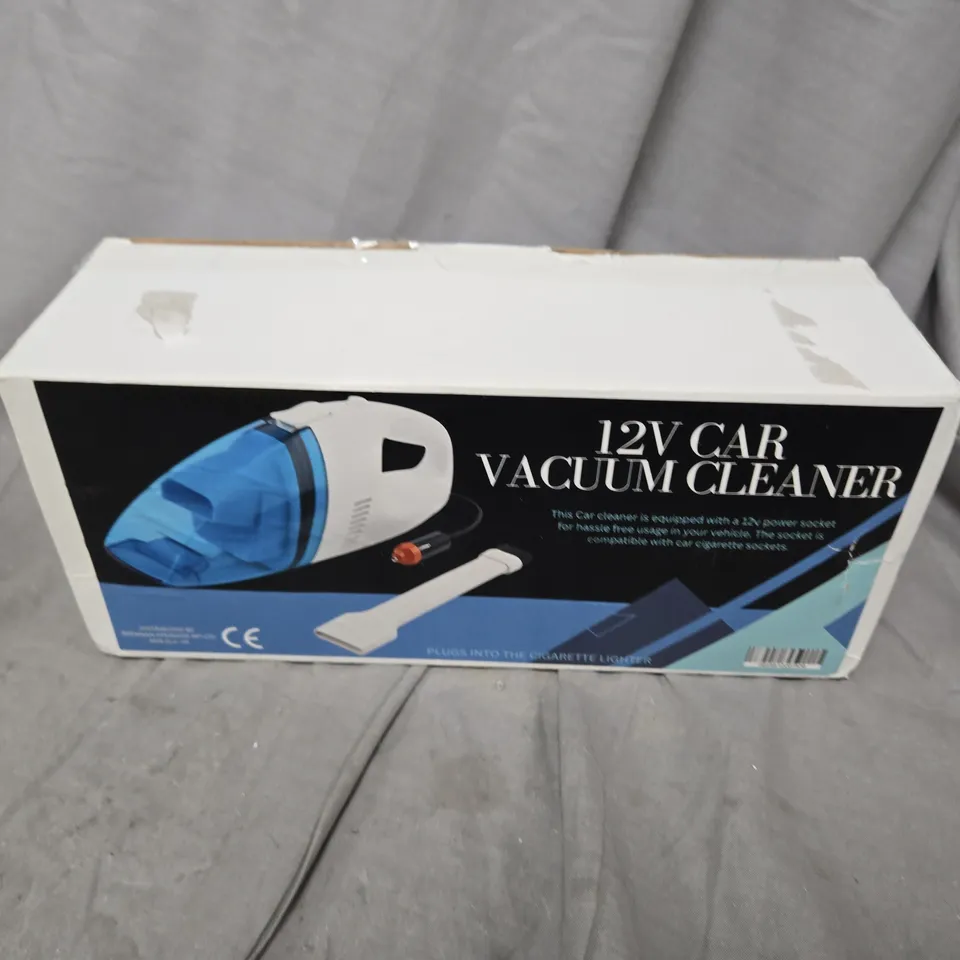 BOXED 12V CAR VACUUM CLEANER