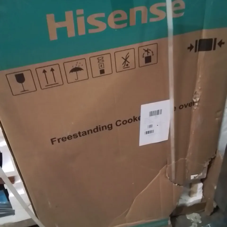 BOXED HISENSE BLACK ELECTRIC COOKER HDE3211BBUK